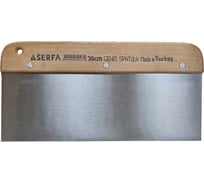 Шпатель Serfa широкий, деревянная ручка, 30 см КОД 0 97