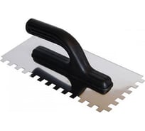 Зубчатая кельма COLOR EXPERT нержавеющая сталь, 6мм, пластиковая ручка, 270x130мм 94060612