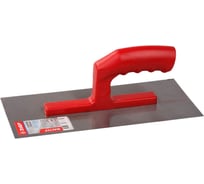 Стальная гладилка Зубр с пластмассовой ручкой 130х280 мм 08042