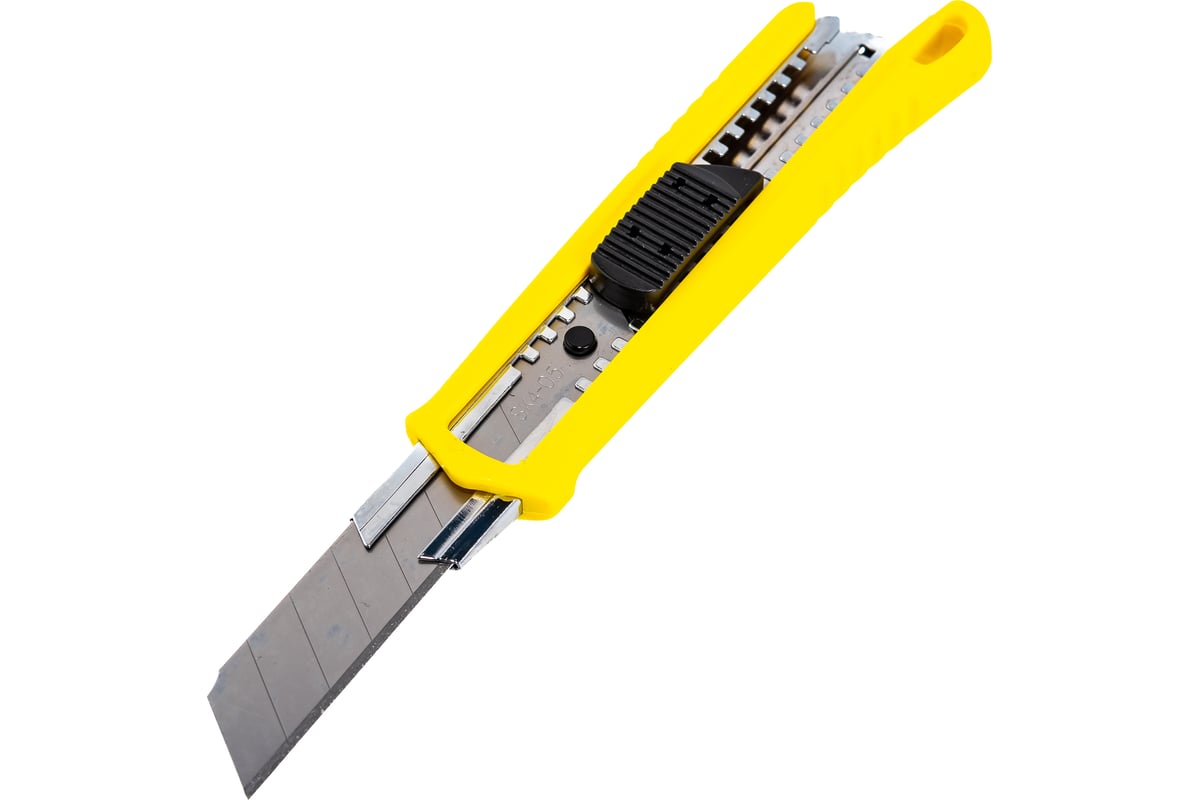 Нож Энкор со сменным лезвием 18 мм пластиковый корпус 1/24/144 9668 ...