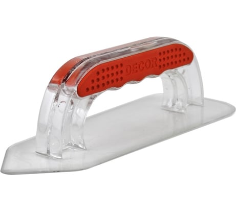 Кельма DECOR угловая 222x84мм,прозрачная для мягких декоративных материалов 640-222 11613328