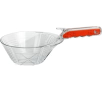 Ковш строительный DECOR 1,1л, пластиковый,прозрачный, прорезин. ручка 670-2201 11613335