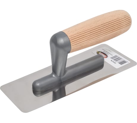 Венецианская кельма STMDECOR ТРАПЕЦИЯ, деревянная ручка D2078