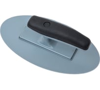 Пластиковая серая кельма STMDECOR ОВАЛ 2 Венеция, края сточены D2140POS