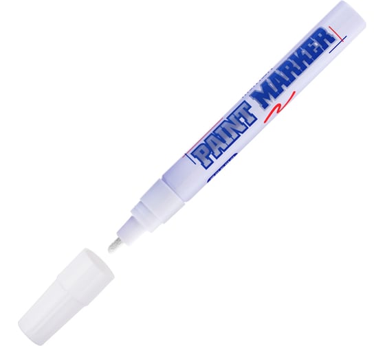 Маркер-краска MunHwa PAINT MARKER, белая, 4мм 302752 Б0048388
