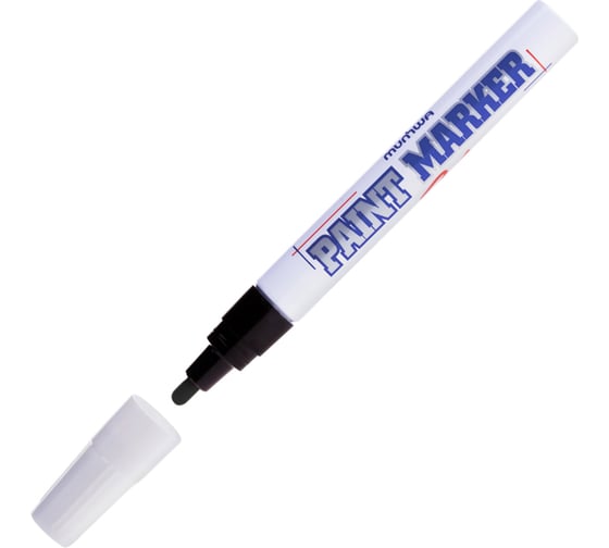 Маркер-краска MunHwa PAINT MARKER, черная, 4мм 302753 Б0048389