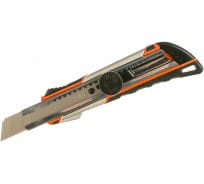 Строительный нож 18 мм, в металлическом корпусе с винтовым фиксатором Gigant GWK 628