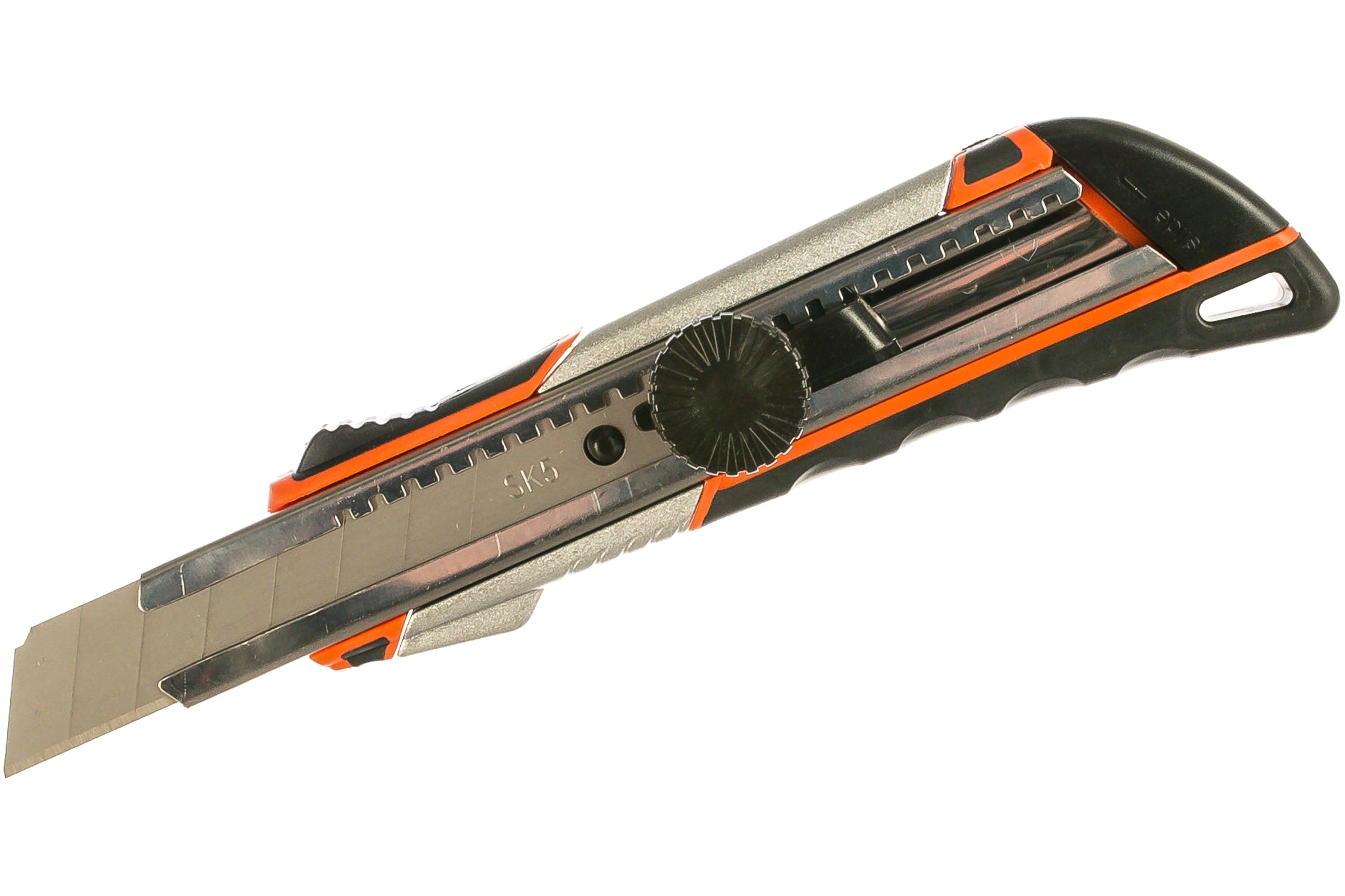 СтроительныйножGigant18мм,вметаллическомкорпусесвинтовымфиксаторомGWK628