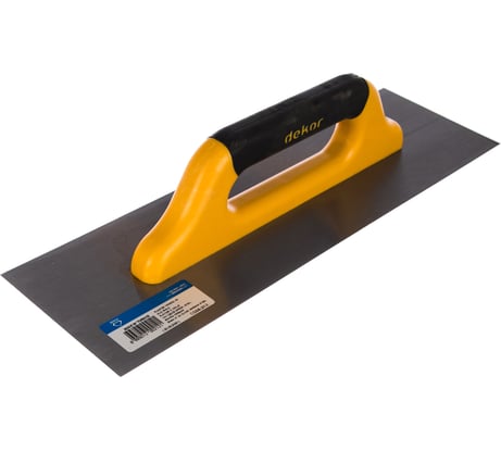 Гладилка DEKOR HASSAN прямая 120х400 мм пластиковая ручка 212