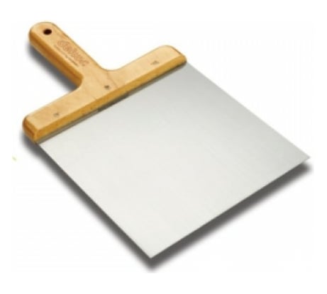 Шпатлевочная лопатка DEKOR HASSAN 200х200 мм, деревянная ручка 057