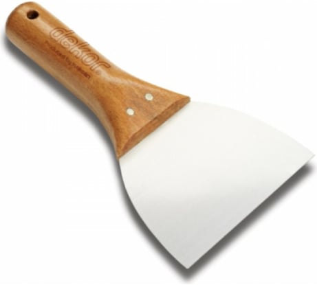 Шпатель нержавеющая сталь DEKOR 120 мм деревянная ручка 007