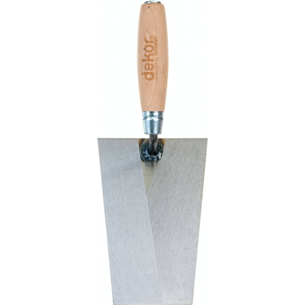 Мастерок каменщика DEKOR 180 мм деревянная ручка 067 - выгодная цена .