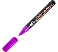 Меловой маркер для стекла MARVY UCHIDA 1,5-6 мм неон- фиолет. MAR480/8F