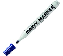 Перманентный маркер со скошенным наконечником MARVY UCHIDA 1-4,5мм синий MAR482C/3