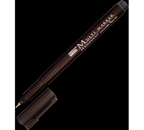 Перманентный маркер MARVY UCHIDA Multi Marker для письма по всем поверхностям 0,3-0,5мм черный MAR2600S/1