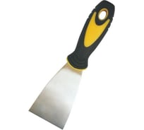 Шпатель STMDECOR нержавеющая сталь, с прорезиненнной ручкой D88-3