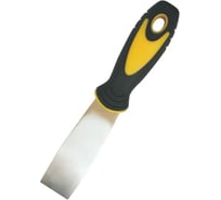 Шпатель STMDECOR нержавеющая сталь, с прорезиненнной ручкой D88-1