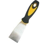 Шпатель STMDECOR нержавеющая сталь, с прорезиненнной ручкой D88-2