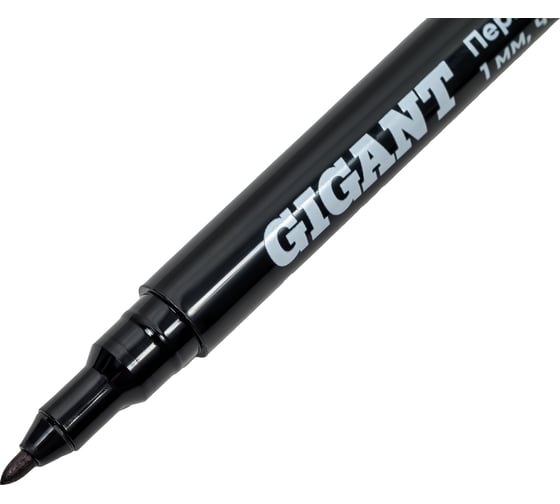 Перманентный маркер Gigant 1 мм черный GPMB-1