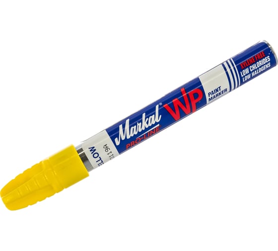 Маркер для мокрых поверхностей Markal Pro-Line WP, 3 мм, жёлтый 96931