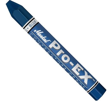 Восковой строительный мелок Markal Pro-EX универсальный, синий 80385