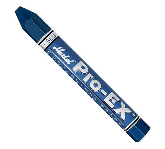 Восковой строительный мелок Markal Pro-EX универсальный, синий 80385 1
