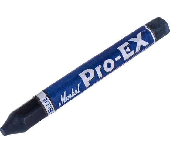 Восковой строительный мелок Markal Pro-EX универсальный, синий 80385