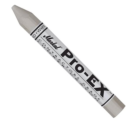 Восковой строительный мелок Markal Pro-EX универсальный, белый 80380 1