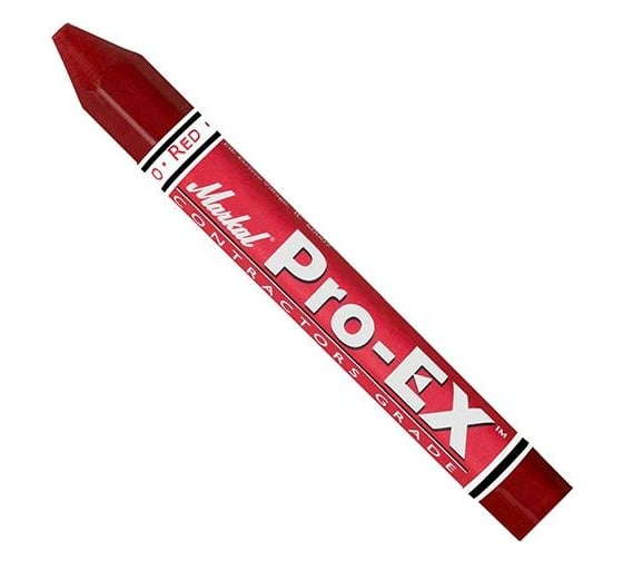 Восковой строительный мелок Markal Pro-EX универсальный, красный 80382 1