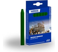 Восковой промышленный мелок Markal FM.120 универсальный, зелёный 44010500