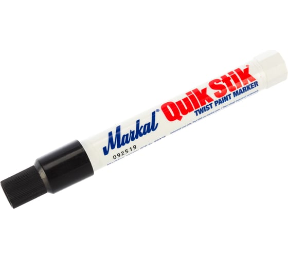 Твёрдый промышленный маркер Markal Quik Stik, чёрный 61050