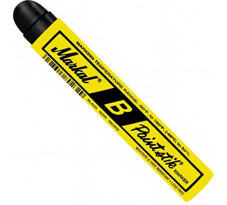 Твёрдый маркер-краска Markal B Paintstik, чёрный 80223