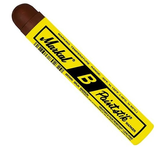 Твёрдый маркер-краска Markal B Paintstik, коричневый 80229