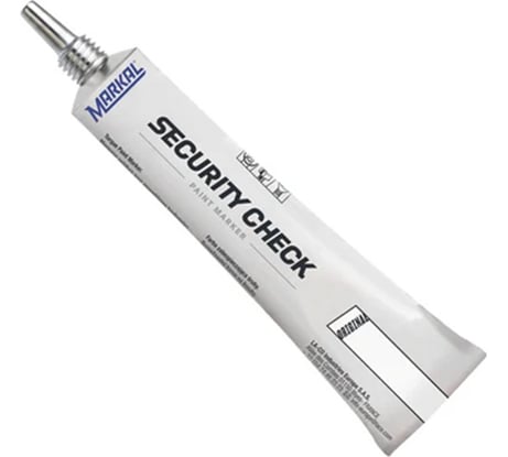 Маркер-краска для пломбирования Markal Security Check, белый 96668