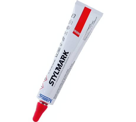 Маркер-краска в металлической тубе Markal Stylmark, 3,0 мм, красный 96654