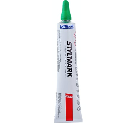 Маркер-краска в металлической тубе Markal Stylmark, 3,0 мм, зелёный 96658
