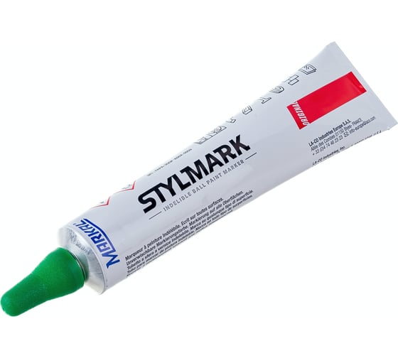 Маркер-краска в металлической тубе Markal Stylmark, 3,0 мм, зелёный 96658