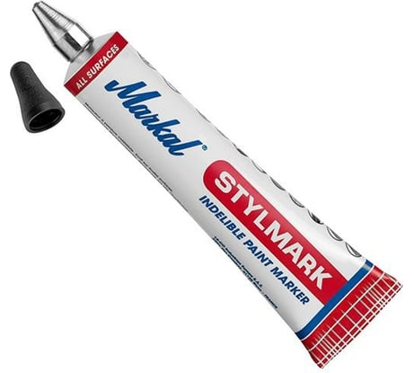 Маркер-краска в металлической тубе Markal Stylmark, 3,0 мм, чёрный 96655