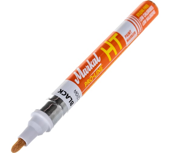 Термостойкий маркер-краска до 1000C Markal Pro-Line HT, 3 мм, чёрный 97303