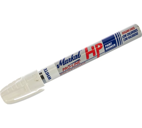 Маркер для замасленных поверхностей Markal Paint-Riter+ Oily Surface HP, 3 мм, белый 96960
