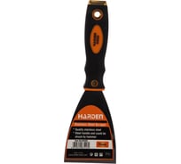Шпательная лопатка HARDEN профессиональная усиленная из нержавеющей стали, 75 мм. 620203
