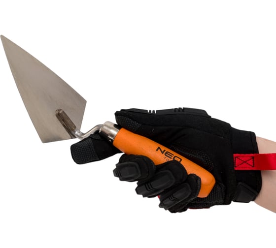 Штукатурная кельма NEO Tools острая 140х80 мм деревянная ручка 50-121