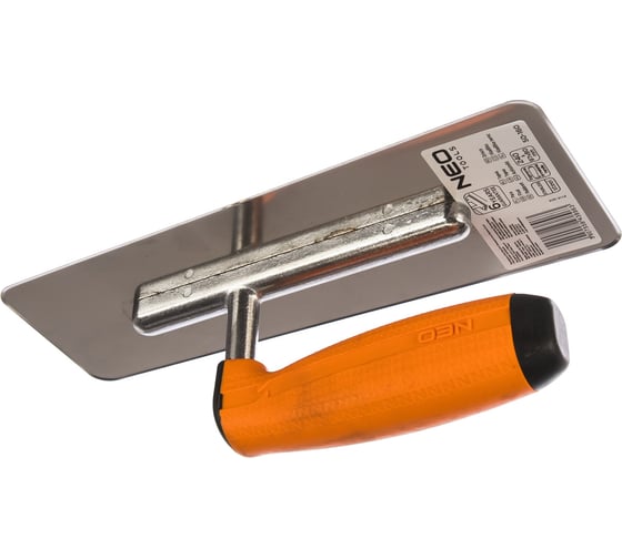 Прямая гладилка NEO Tools 270х128 мм двухкомпонентная рукоятка 50-166