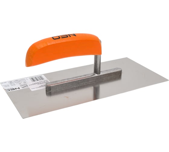 Прямая гладилка NEO Tools 270х128 мм деревянная ручка 50-161