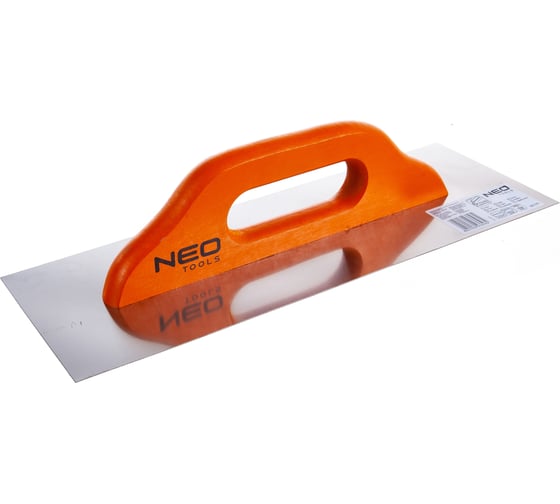 Прямая гладилка NEO Tools 380х128 мм деревянная ручка 50-171