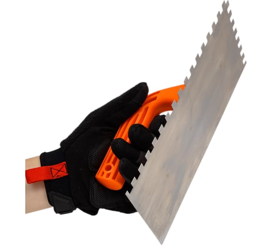 Зубчатая гладилка NEO Tools 270х125 мм зуб 8х8x8 мм пластмассовая ручка 50-203