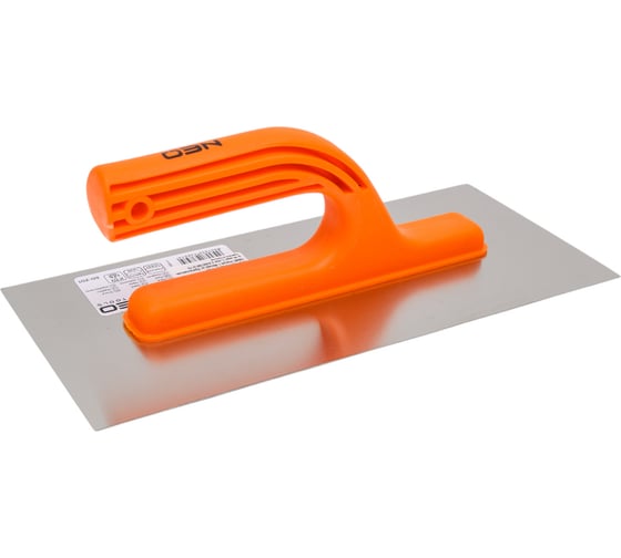 Прямая гладилка NEO Tools 270х125 мм пластмассовая ручка 50-201