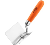 Мастерок для внутренних углов NEO Tools штукатурный, нержавеющий, 80 мм, деревянная ручка 50-151