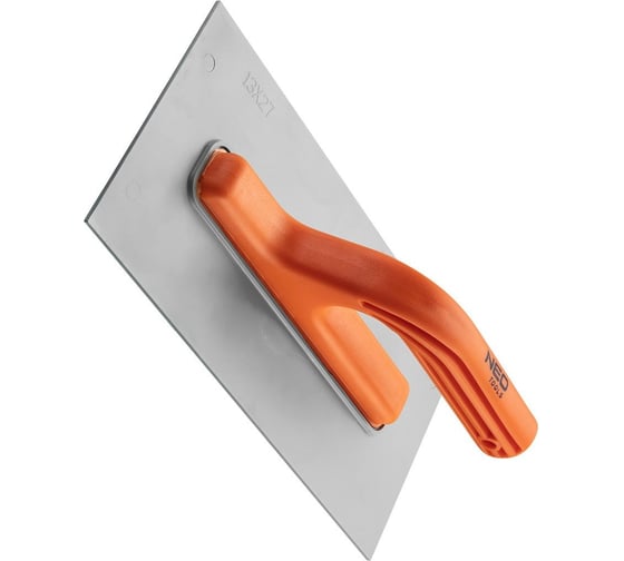Терка-гладилка NEO Tools прямая, ПВХ, 270 x 130 мм, пластмассовая ручка 50-209