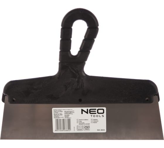 Шпатель NEO Tools 250 мм, нержавеющая сталь 50-303 1